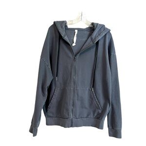 Stori Men’s Washed Dusk Hoodie Front Zip Size Large